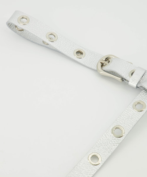 Avery - Classic Grain - Belts with buckles - Silver -  - Silver