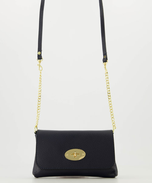 Finley - Classic Grain - Crossbodytassen - Blauw - D26 - Goudkleurig