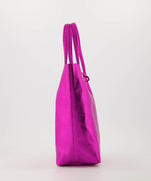 Alice - Metallic - Crossbodytassen - Roze - Fuchsia L538 - Zilverkleurig
