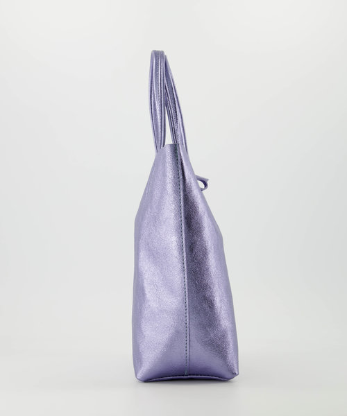Alice - Metallic - Crossbody bags - Purple - Lila - Silver