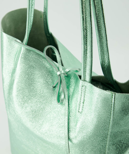 Mia - Metallic - Shoulder bags - Green - Mint -