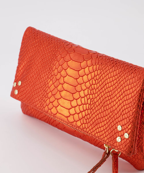 Volly - Metallic - Crossbody bags - Orange - L520 - Gold