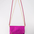 Volly - Metallic - Crossbody bags - Pink - Fuchsia L538 - Gold