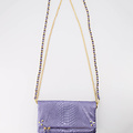 Volly - Metallic - Crossbody bags - Purple - Lila L543 - Gold