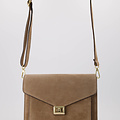 Stacey - Suede - Hand bags - Beige - Zand 04 - Gold