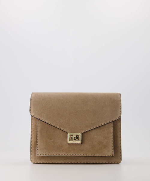 Stacey - Suede - Hand bags - Beige - Zand 04 - Gold