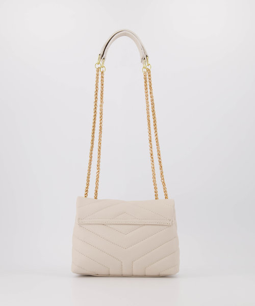 Celine - Classic Grain - Crossbody bags - Beige - Ecru D37 - Gold