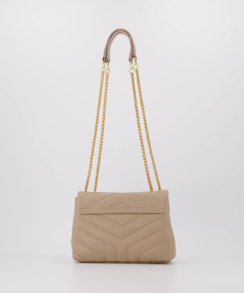 Celine - Classic Grain - Crossbody bags - Taupe - D05 - Gold