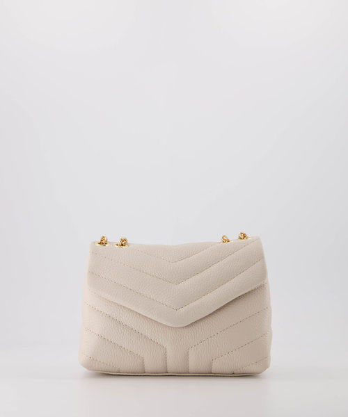 Celine - Classic Grain - Crossbody bags - Beige - Ecru D37 - Gold