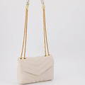 Celine - Classic Grain - Crossbody bags - Beige - Ecru D37 - Gold