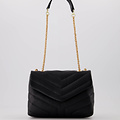 Celine - Classic Grain - Crossbodytassen - Zwart - D28 - Goudkleurig