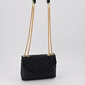 Celine - Classic Grain - Crossbody bags - Black - D28 - Gold