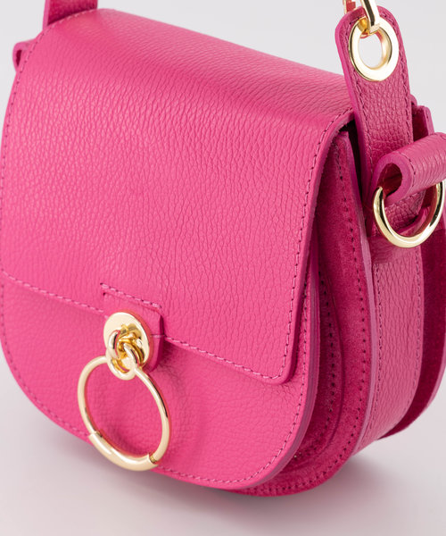 Gianna - Classic Grain - Hand bags - Pink - Fuchsia T2330 - Gold