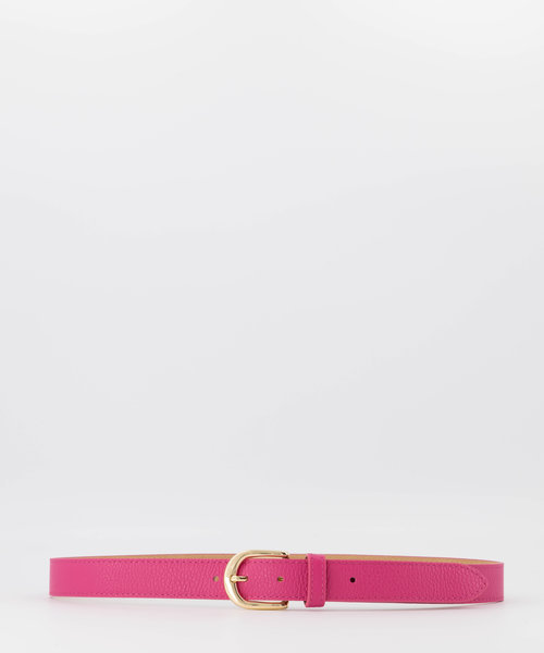 Suus - Classic Grain - Belts with buckles - Pink - Fuchsia T2330 - Goudkleurig