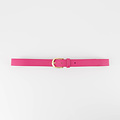 Suus - Classic Grain - Belts with buckles - Pink - Fuchsia T2330 - Goudkleurig