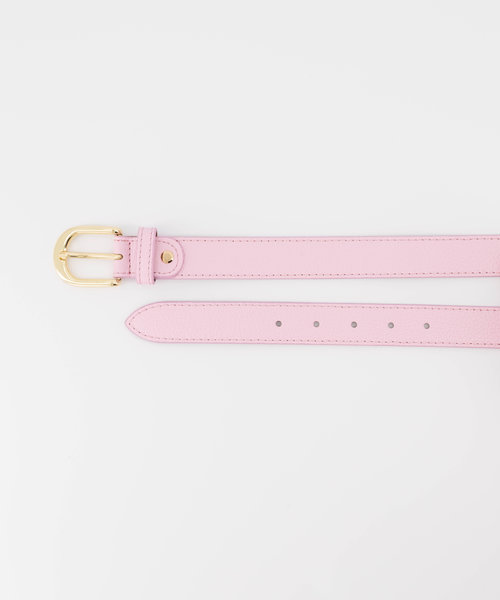 Suus - Classic Grain - Belts with buckles - Pink - T2806 - Goudkleurig