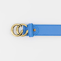 Cecile - Classic Grain - Belts with buckles - Blue - Lapisblauw T4139 - Gold