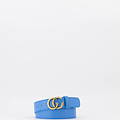 Cecile - Classic Grain - Belts with buckles - Blue - Lapisblauw T4139 - Gold
