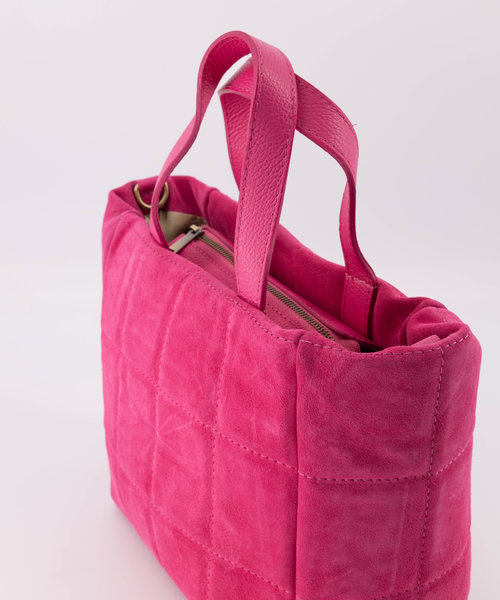 Juniper - Suede / Classic Grain - Hand bags - Pink - Fuchsia T2330 - Bronze