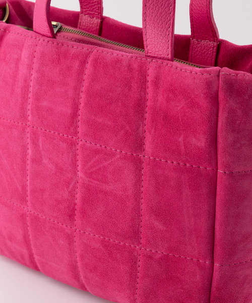 Juniper - Suede / Classic Grain - Hand bags - Pink - Fuchsia T2330 - Bronze