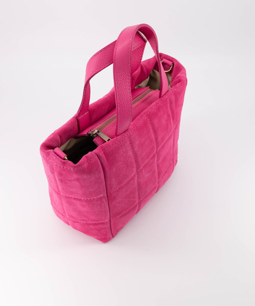 Juniper - Suede / Classic Grain - Hand bags - Pink - Fuchsia T2330 - Bronze