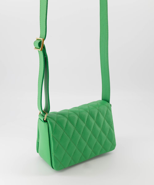 Annie - Classic Grain - Crossbody bags - Green - T6154 - Gold