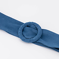 Vera - Suede - Riemen met gesp - Blauw - Lapisblauw A-386