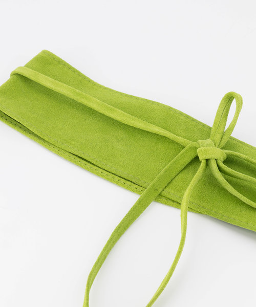 Nikkie - Suede - Waist belts - Green - A-259 -