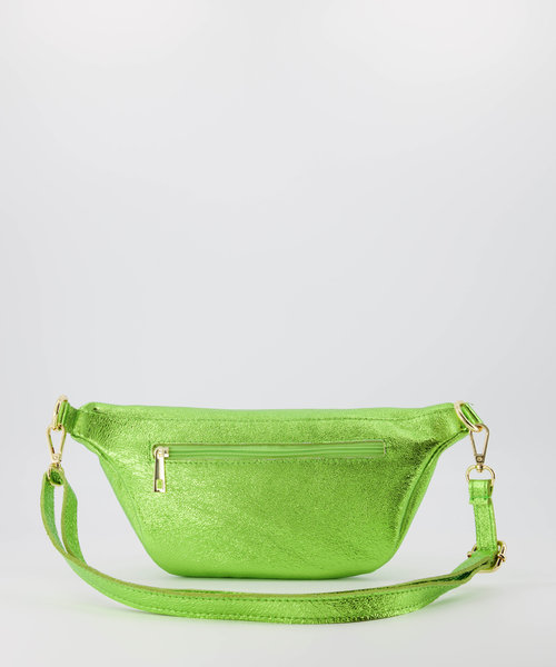Fleur - Metallic - Bum bags - Green - Lime Groen L518 - Gold