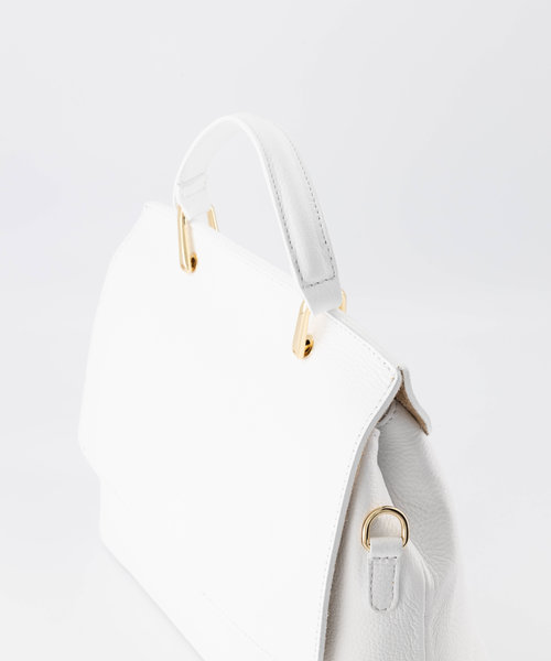 Verona - Classic Grain - Hand bags - White - D01 - Gold