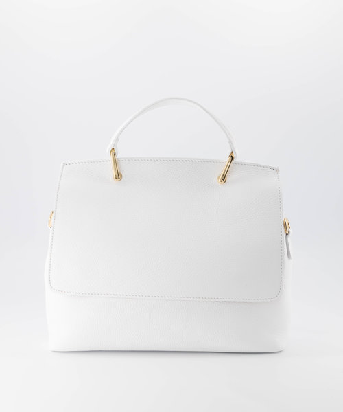 Verona - Classic Grain - Hand bags - White - D01 - Gold