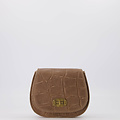 Mees - Croco - Crossbody bags - Beige - Zand 04 - Bronze