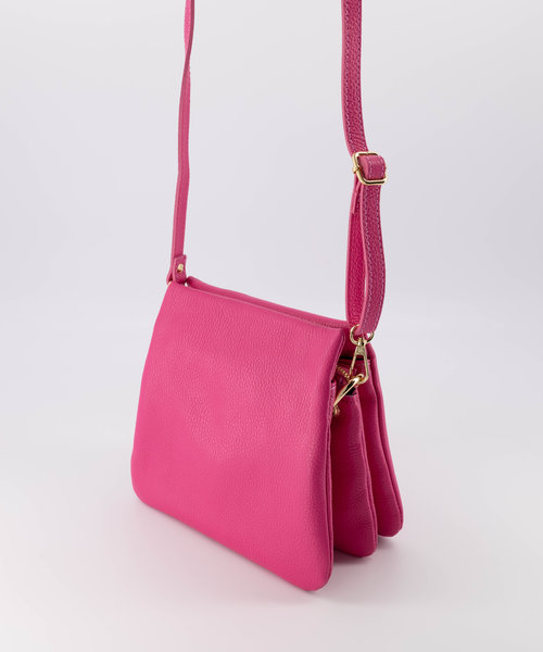 Careen - Classic Grain - Crossbody bags - Pink - Fuchsia T2330 - Gold