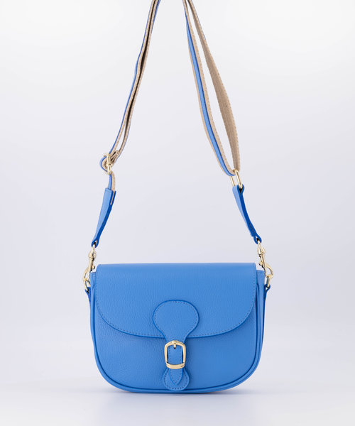 Bobbie - Classic Grain - Crossbody bags - Blue - Lapisblauw T1439 - Gold