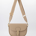 Bobbie - Classic Grain - Crossbody bags - Taupe - D05 - Gold