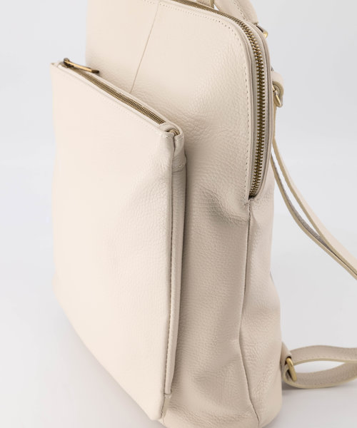 Harper - Classic Grain - Backpacks - White - D37 - Bronze