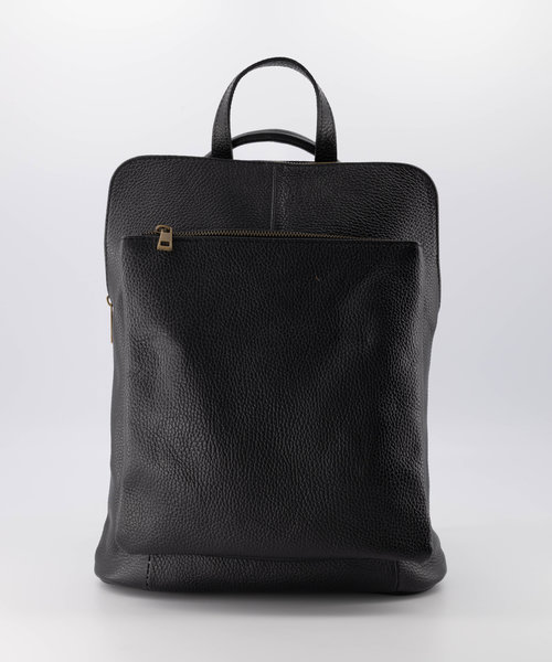 Harper - Classic Grain - Backpacks - Black - D28 - Gold