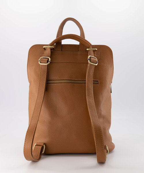 Harper - Classic Grain - Backpacks - Brown - Cognac D109 - Gold