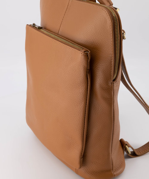 Harper - Classic Grain - Rugtassen - Bruin - Cognac D109 - Goudkleurig