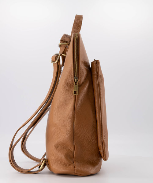 Harper - Classic Grain - Backpacks - Brown - Cognac D109 - Gold