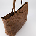 Nola - Croco - Shoulder bags - Brown - Cognac 06 - Bronze