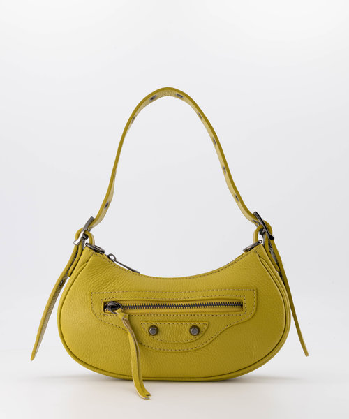 Britt - Classic Grain - Handtassen - Groen - Chartreuse D89 - Zwartkleurig