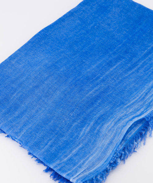 Bora - Effen sjaals - Blauw - Koningsblauw