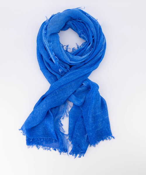 Bora - Effen sjaals - Blauw - Koningsblauw