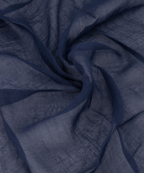 Bora -  - Plain scarves - Blue - Donkerblauw -