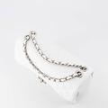Audrey Medium - Tweed - Crossbody bags - White -  - Silver