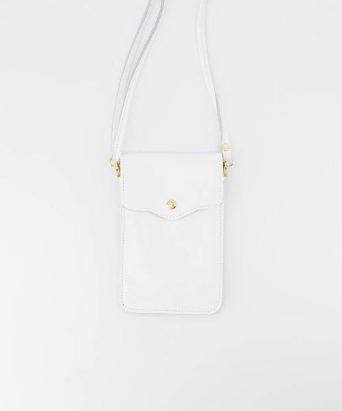 Pona - Classic Grain - Crossbody bags - White - D01 - Gold