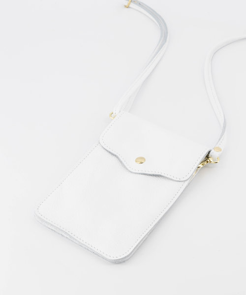 Pona - Classic Grain - Crossbody bags - White - D01 - Gold