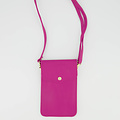 Pona - Classic Grain - Crossbody bags - Pink - Fuchsia 2434 - Gold