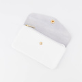 Lisa Big - Classic Grain - Wallets - White - D01 - Gold